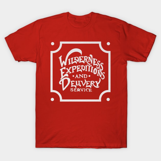 Wilderness Expeditions and Delivery Service T-Shirt by EdwardLarson